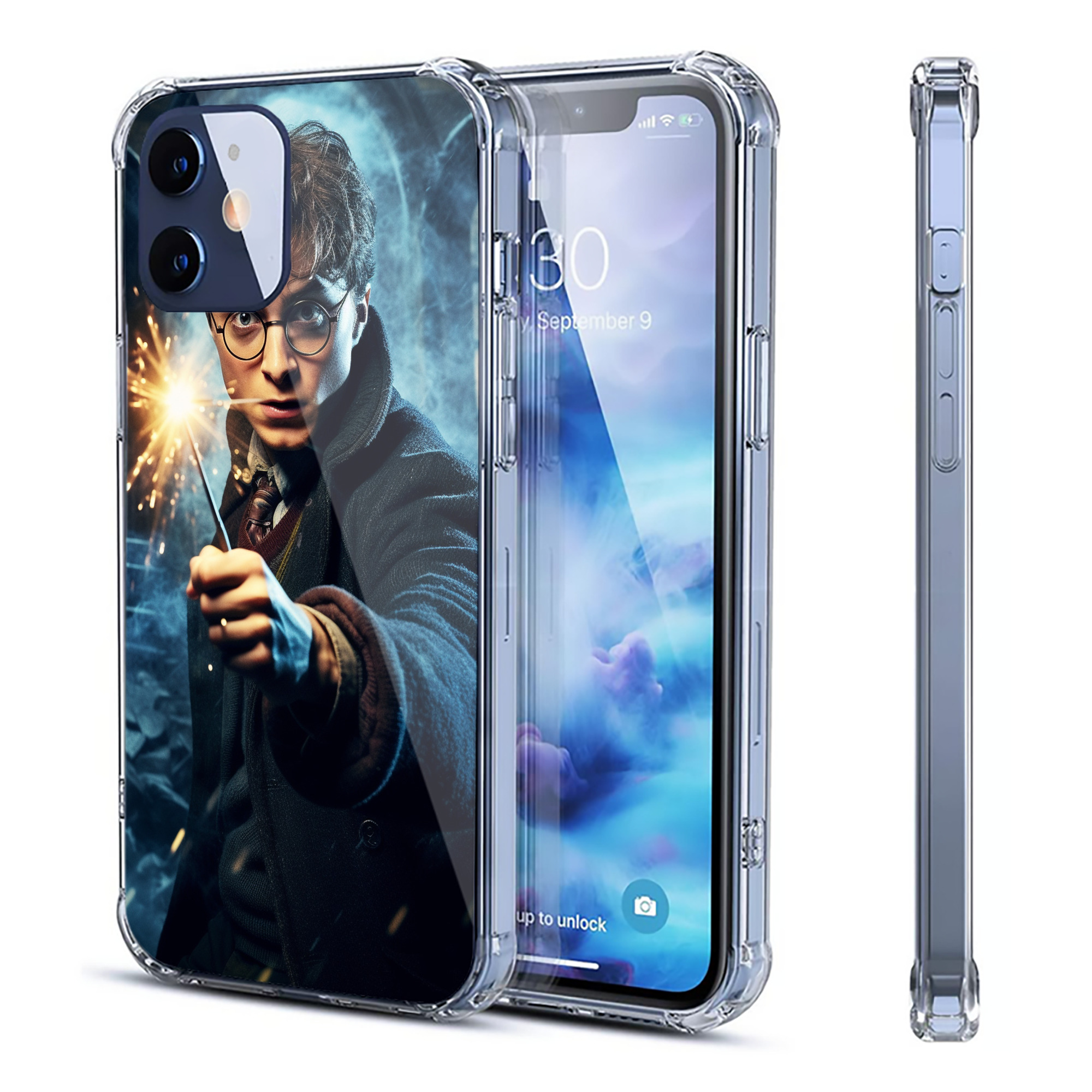 （画像用） Harry Potter ハリー・ポッターシリーズ 【iPhone 12シリーズ対応】透明スマホケース（クリアソフトケース）